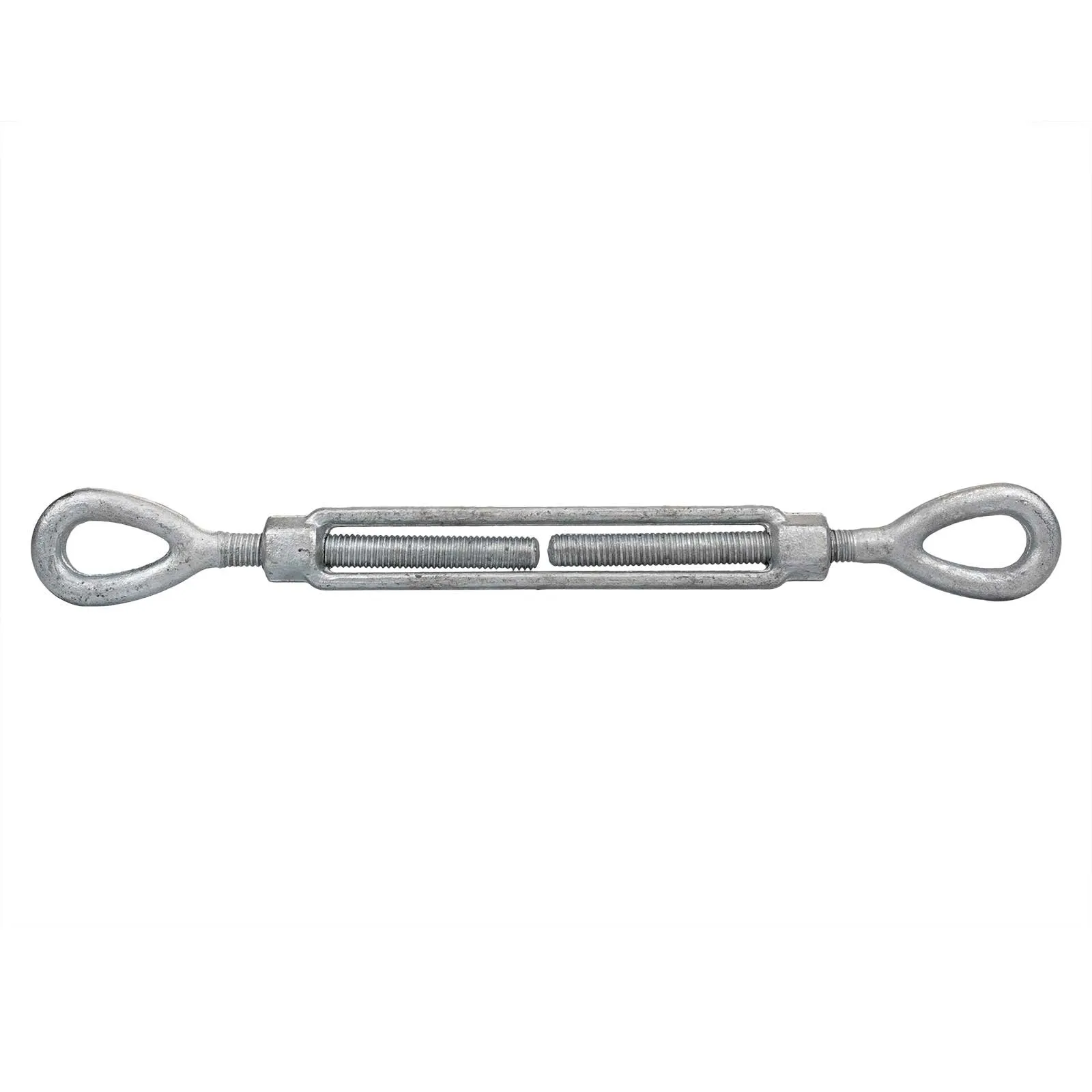 1-1/2" x 18" Eye & Eye Galvanized Turnbuckle