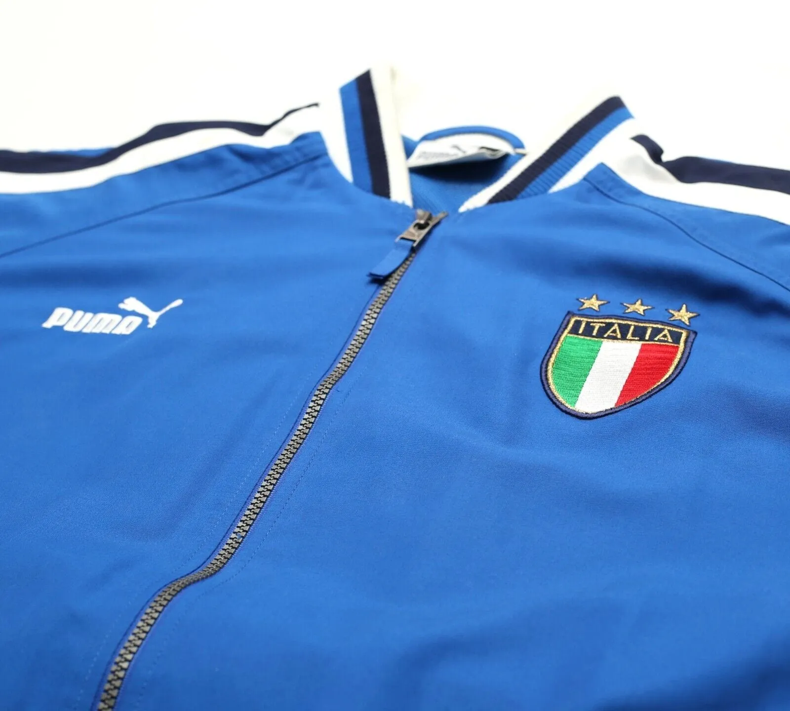 2003/04 ITALY Vintage PUMA KING Football Track Top Jacket (L) Euro 2004