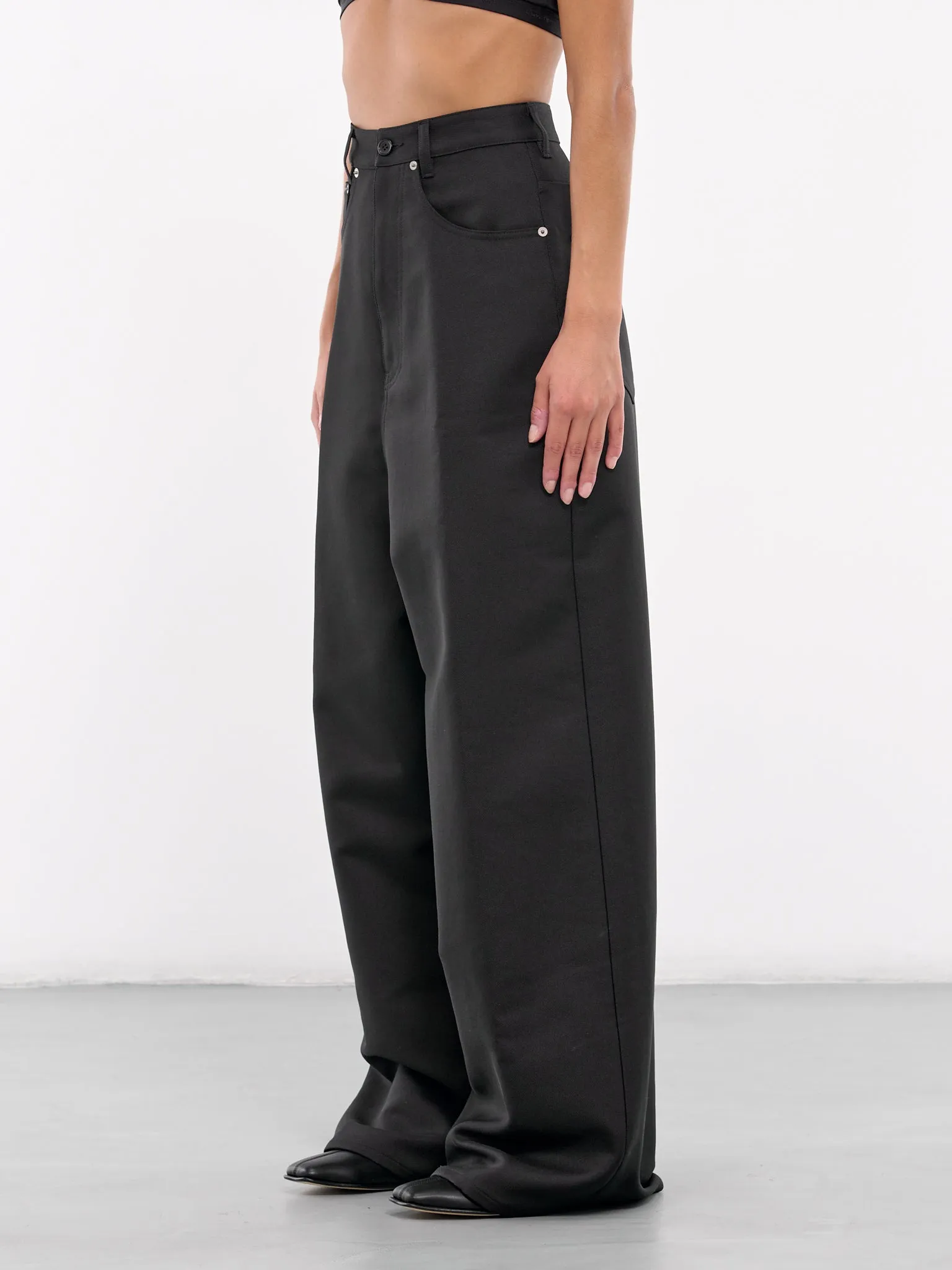 5-Pocket Trousers (S62LB0173-M35222-BLACK)