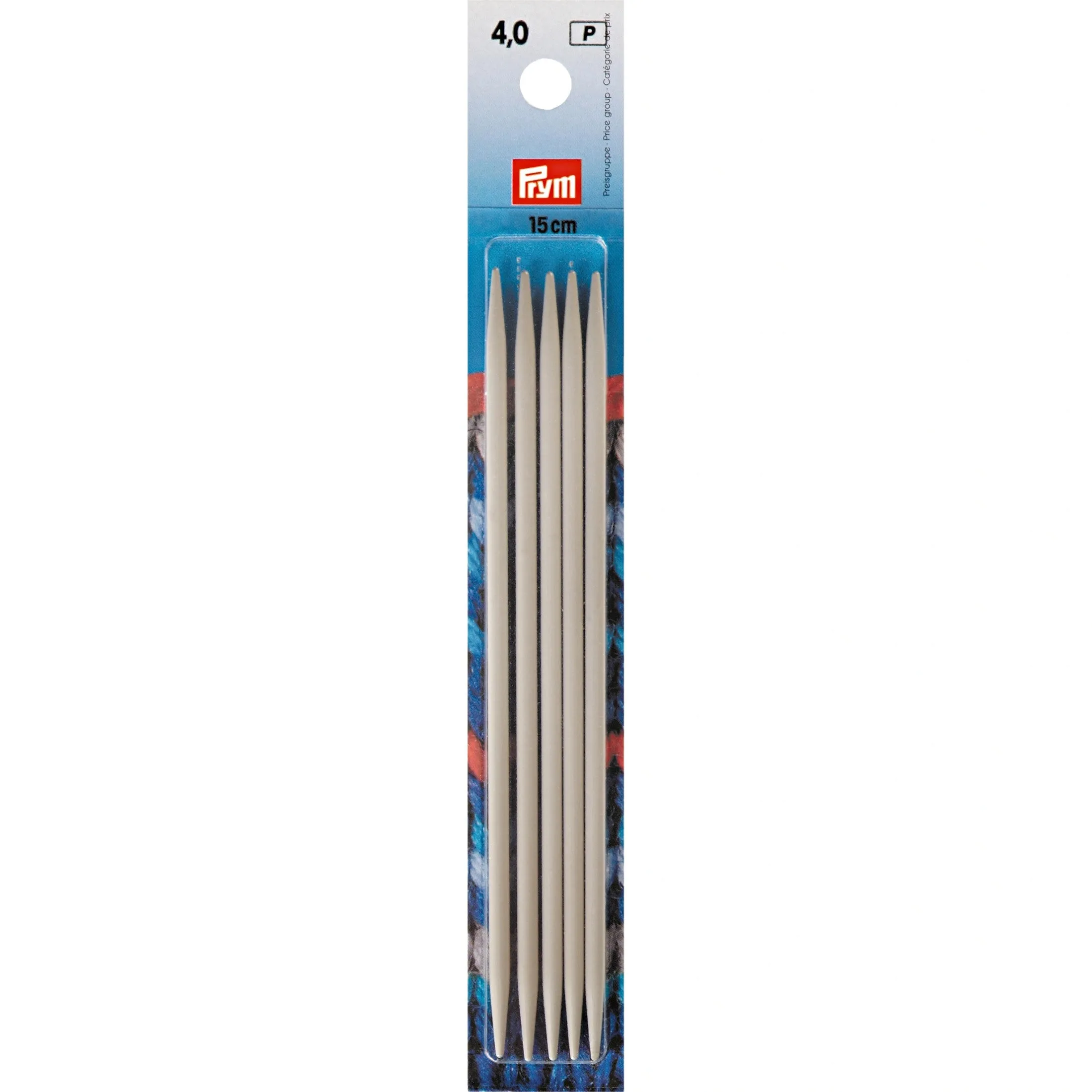 6" Double Point Knitting Needles, Aluminum