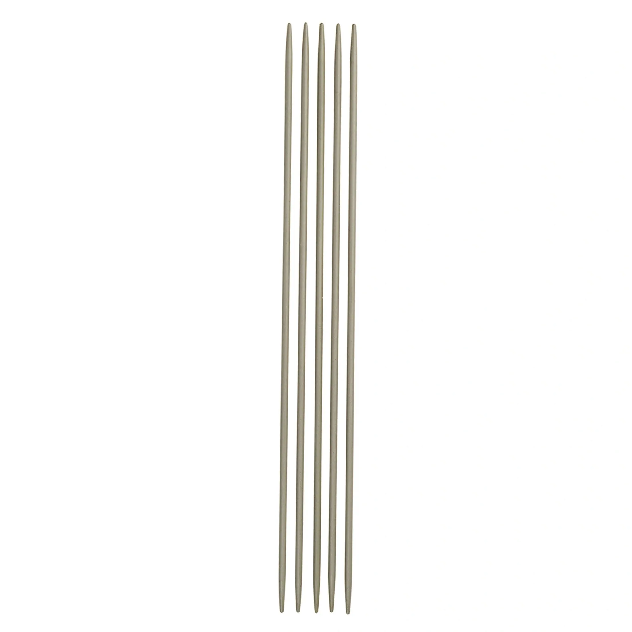 6" Double Point Knitting Needles, Aluminum