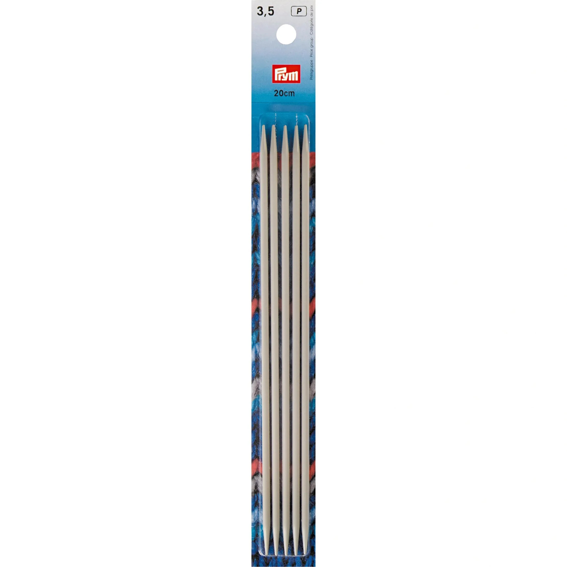 8" Double Point Knitting Needles, Aluminum