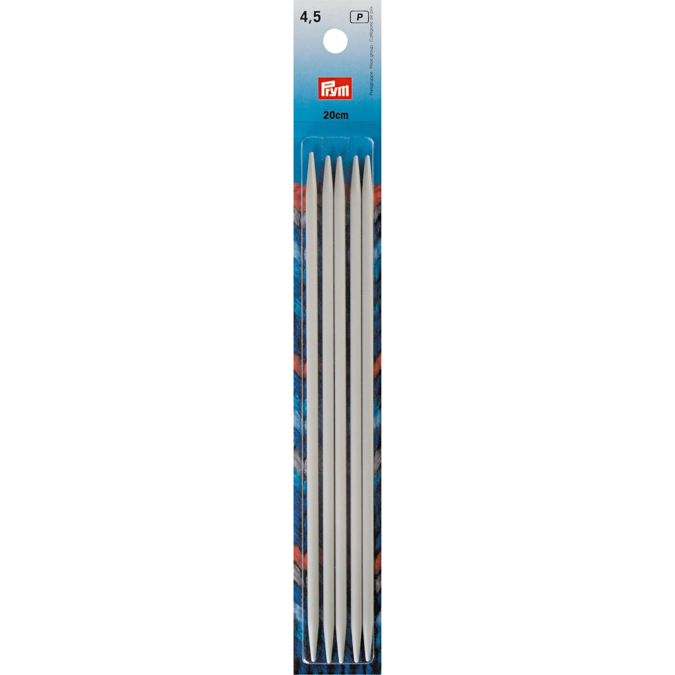 8" Double Point Knitting Needles, Aluminum