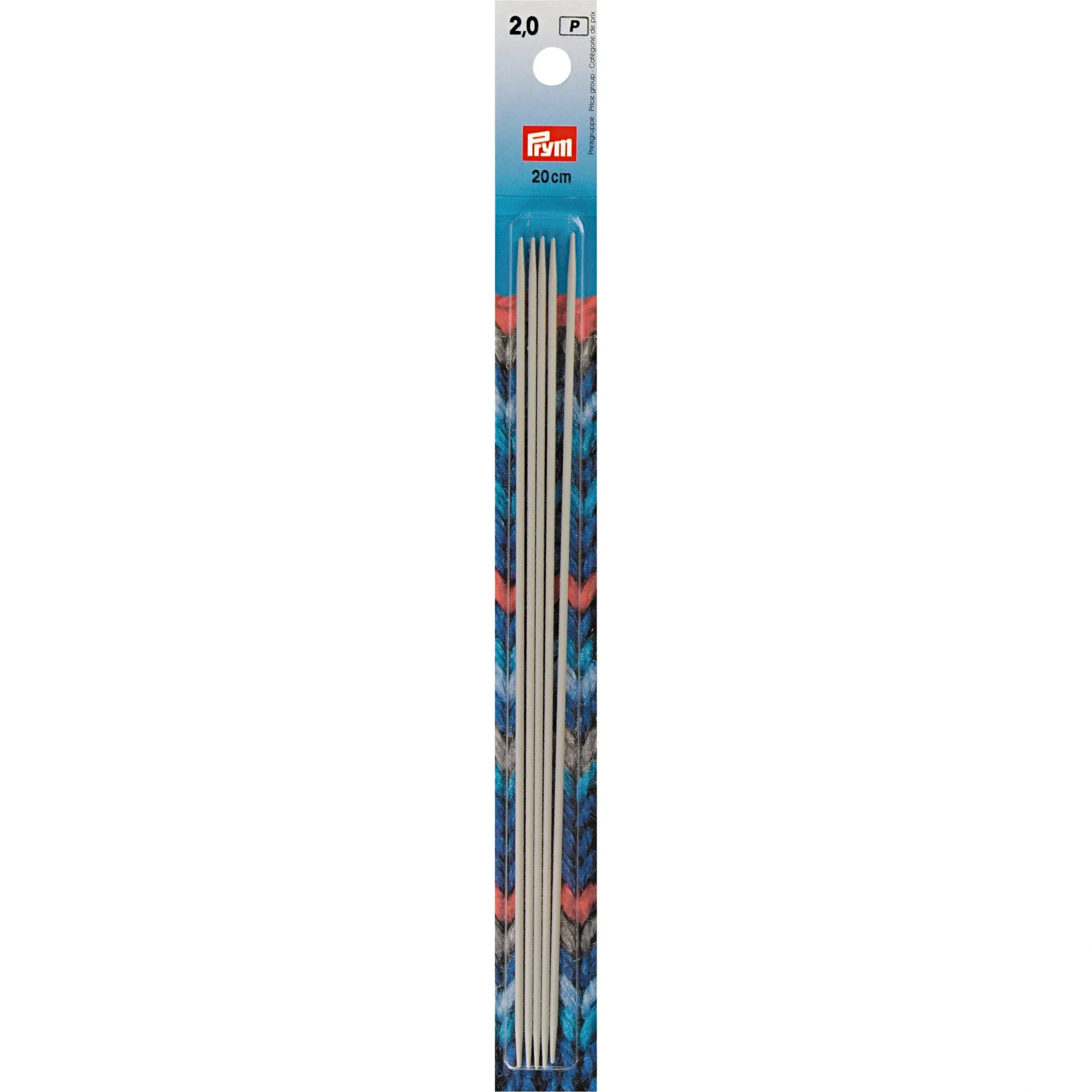 8" Double Point Knitting Needles, Aluminum