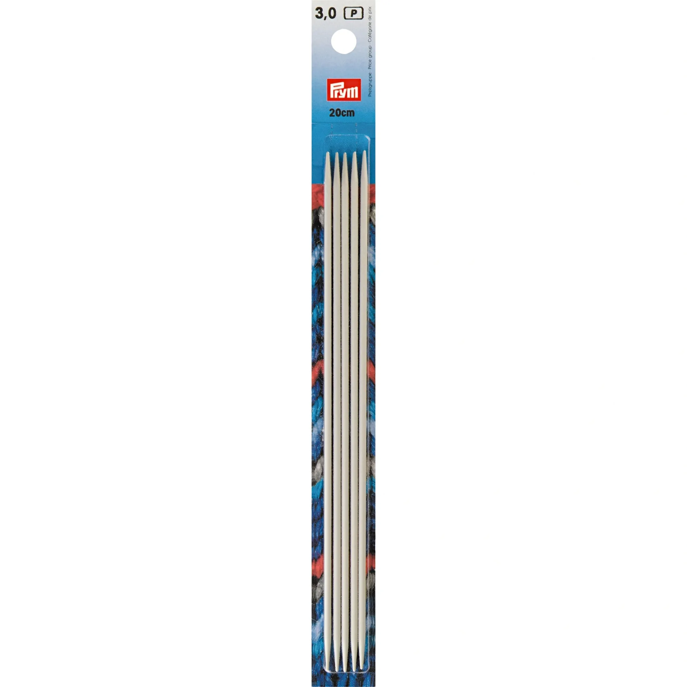 8" Double Point Knitting Needles, Aluminum