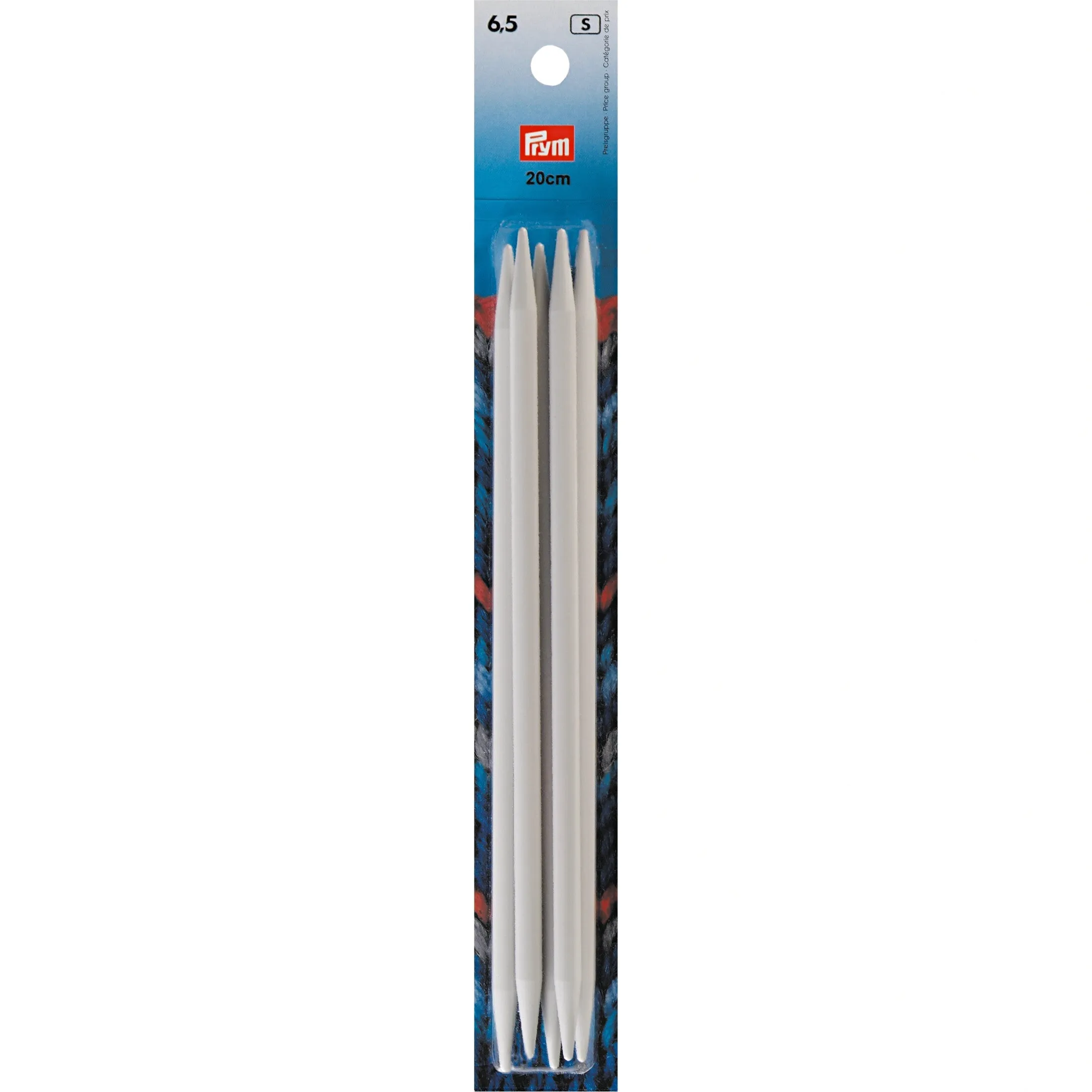 8" Double Point Knitting Needles, Plastic