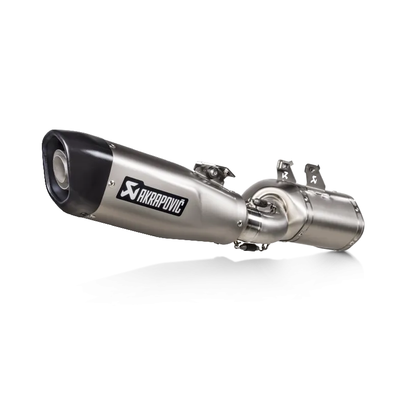 AKRAPOVIC S-K6SO8-HCQT Exhaust System Slip-On Line (Titanium) for KAWASAKI Z650 RS 2022-2023