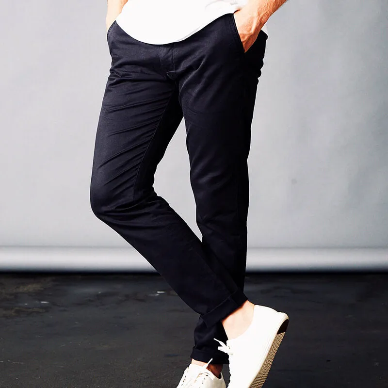 All Black 3-Pack Chinos