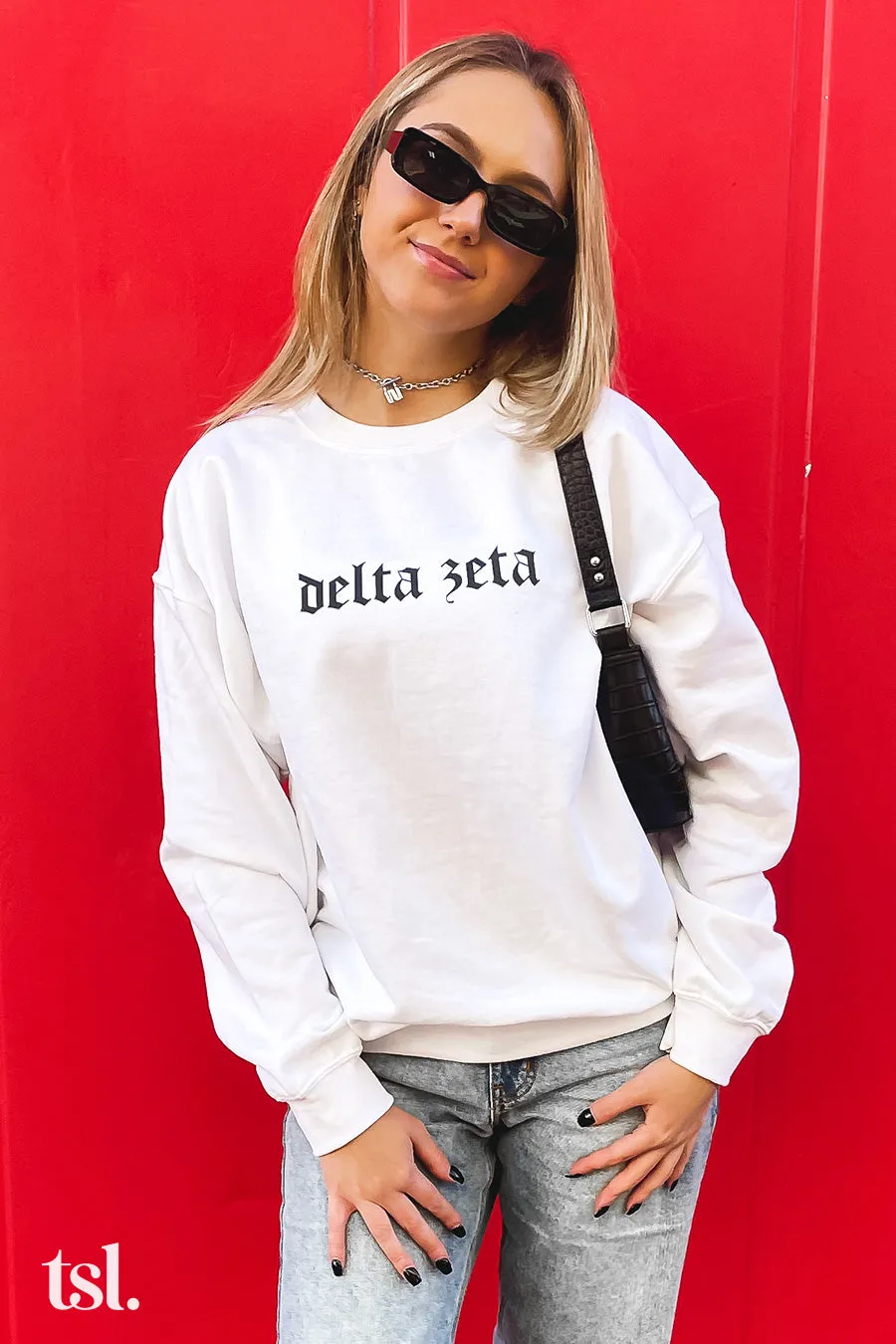 Alpha Epsilon Phi Classic Gothic Crewneck Sweatshirt