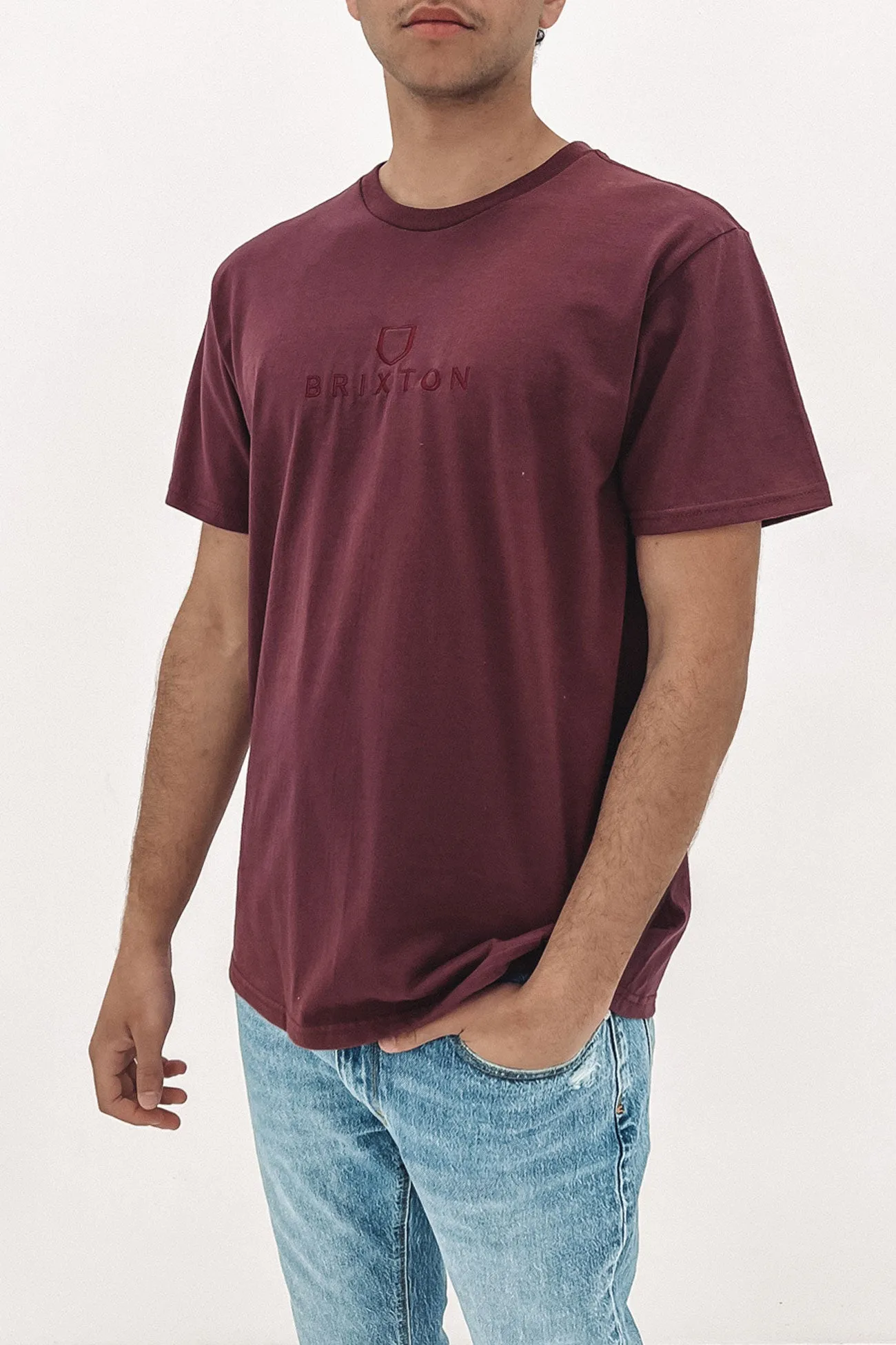 Alpha Thread Short Sleeve Standard Tee Mahogany