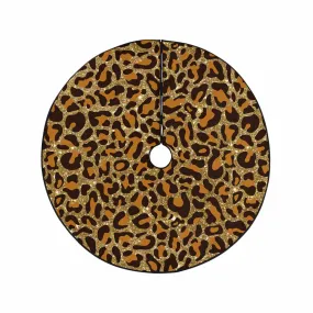 Animal print 5  Christmas Tree Skirt