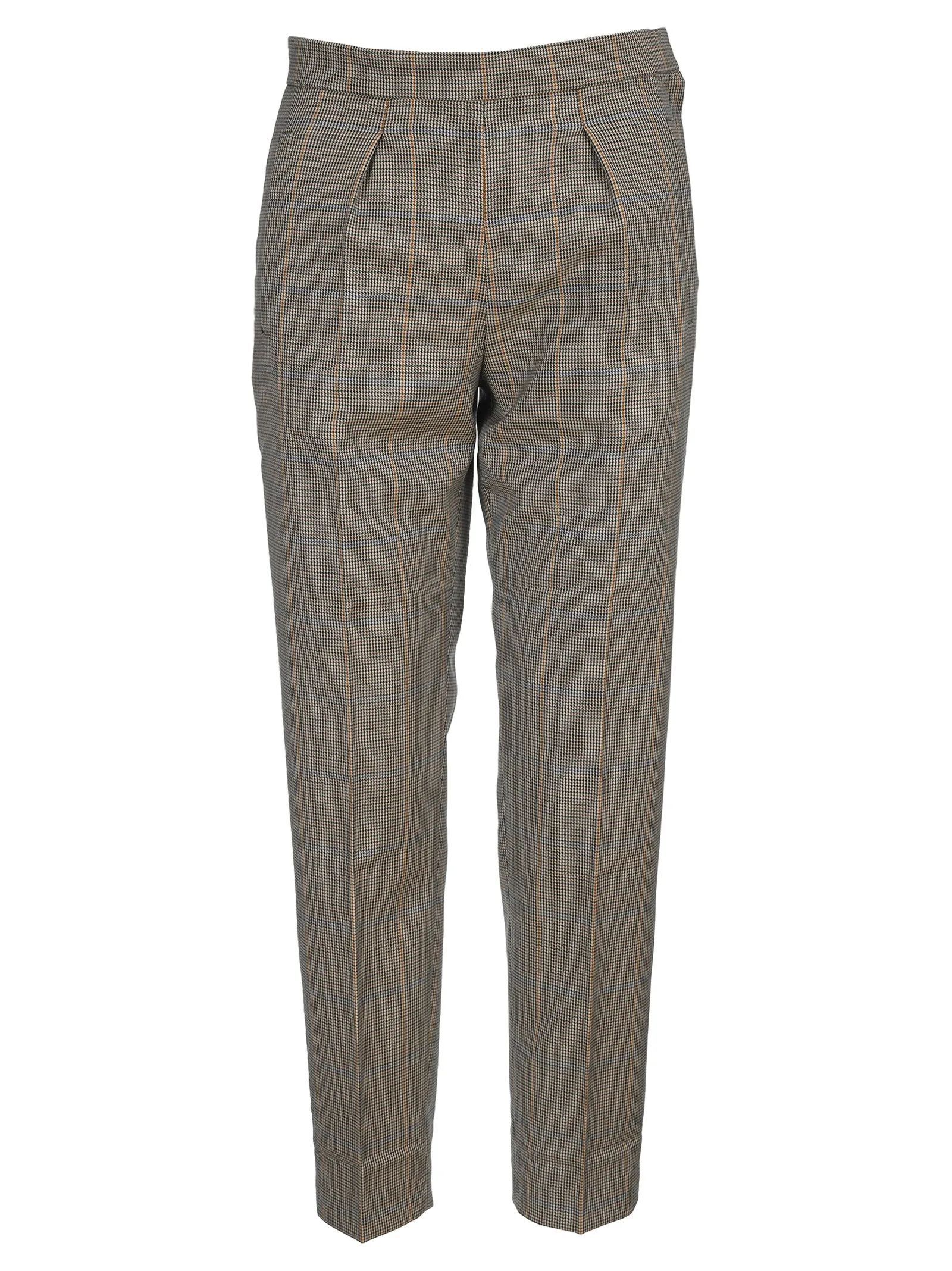 A.P.C. High Waist Checked Tailored Trousers