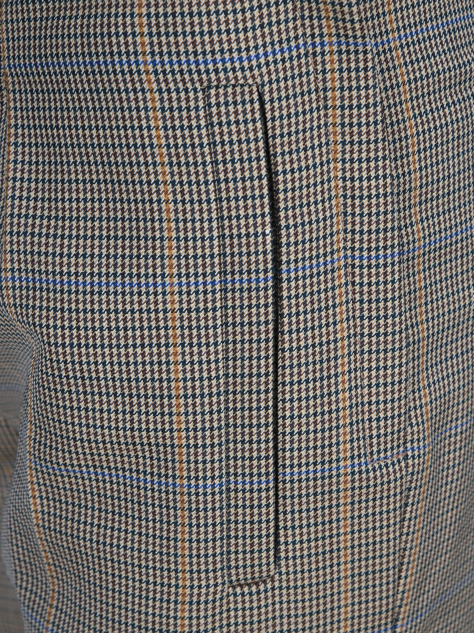 A.P.C. High Waist Checked Tailored Trousers