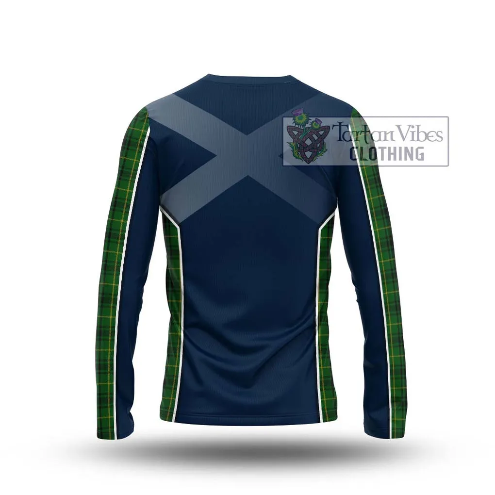 Arthur Tartan Long Sleeve T-Shirt with Family Crest and Lion Rampant Vibes Sport Style