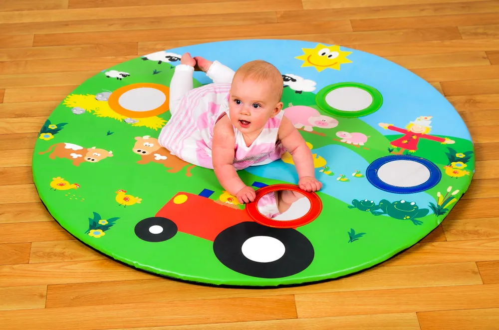 Baby Play Mat - Mirror & Farm Theme