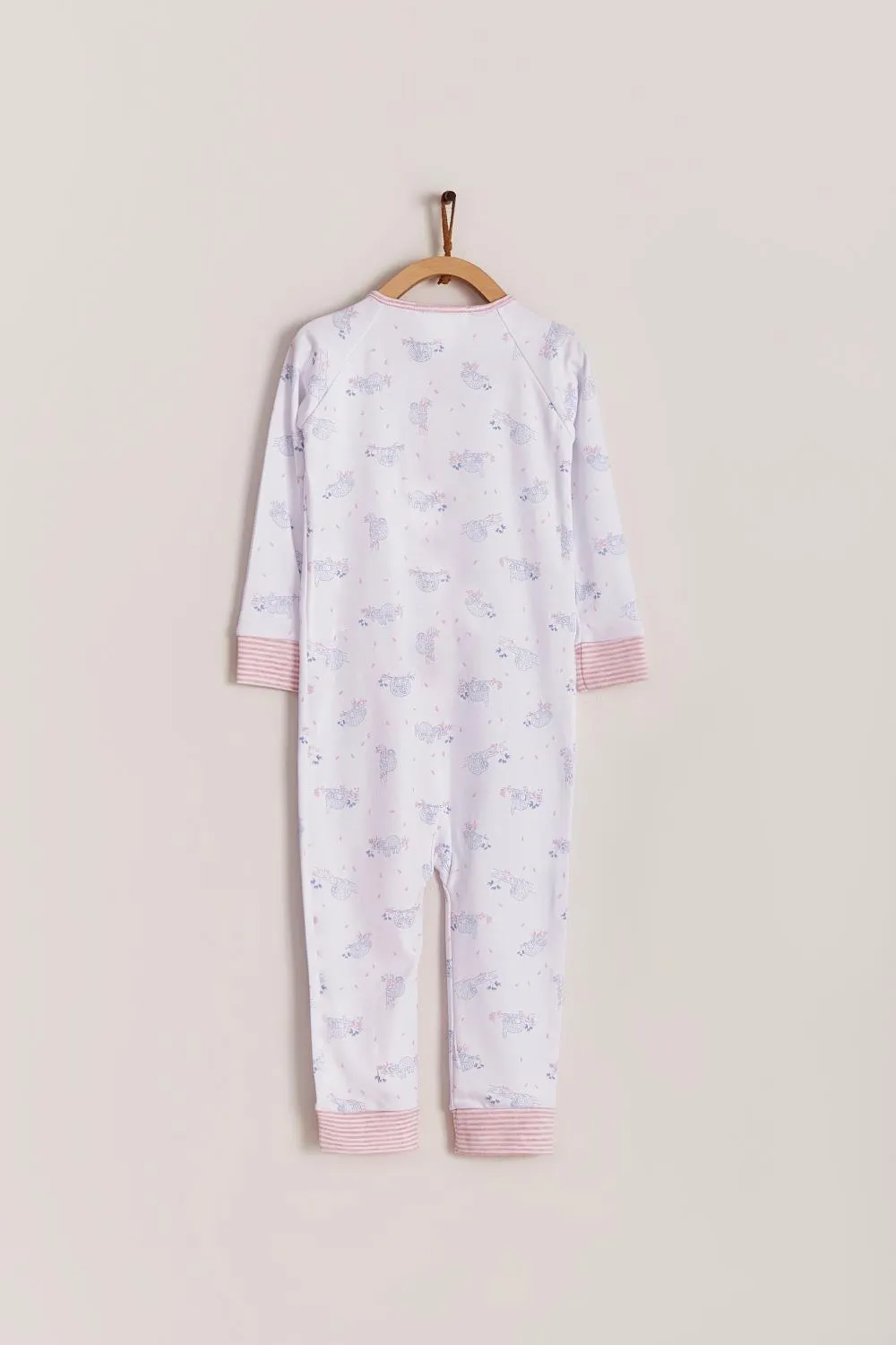 Babycottons Naptime Lix Snug Fit Pajama Pink