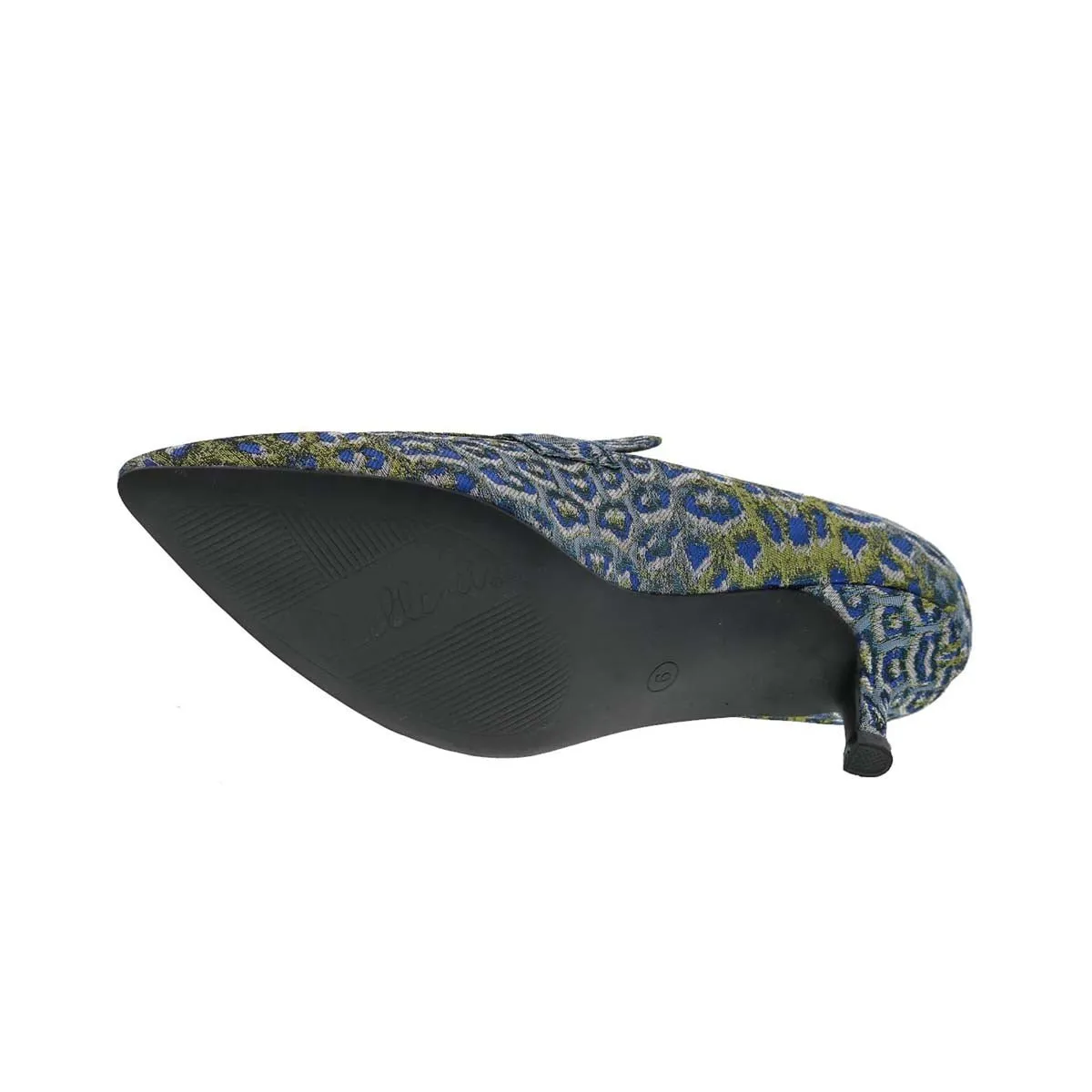 Bellini Brim Women Slip-on Shoe's In Blue Leopard Multi