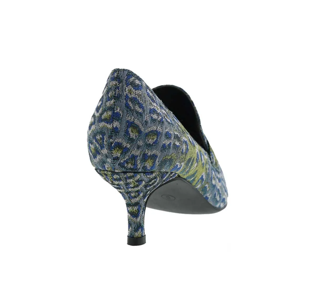 Bellini Brim Women Slip-on Shoe's In Blue Leopard Multi