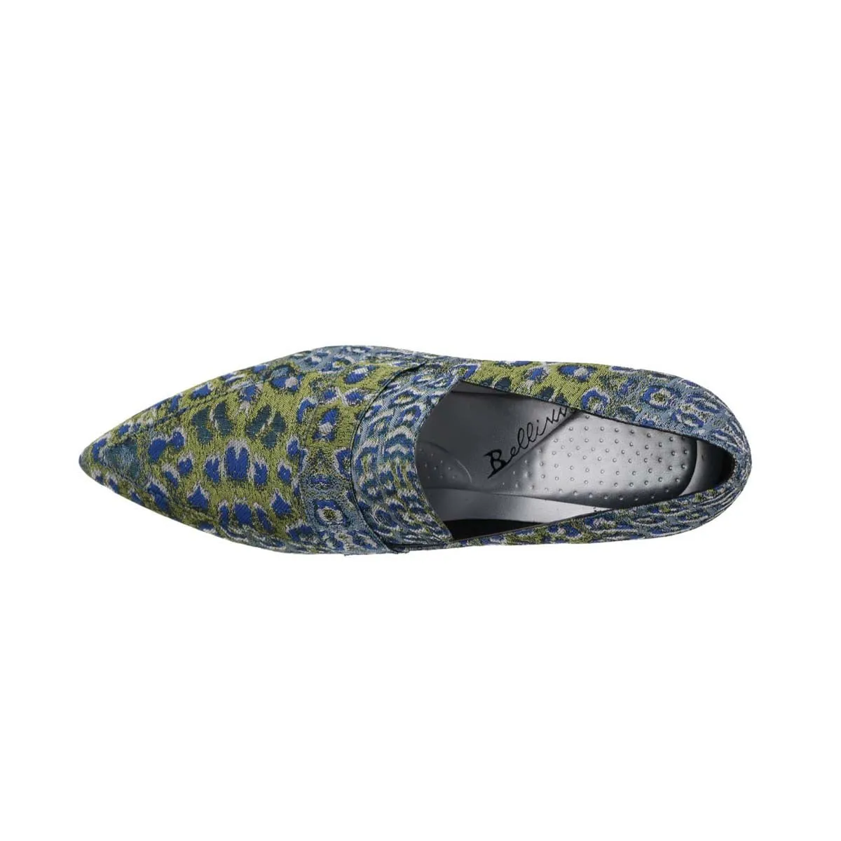 Bellini Brim Women Slip-on Shoe's In Blue Leopard Multi