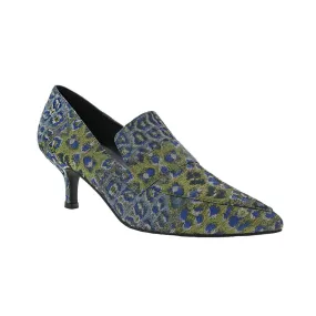 Bellini Brim Women Slip-on Shoe's In Blue Leopard Multi