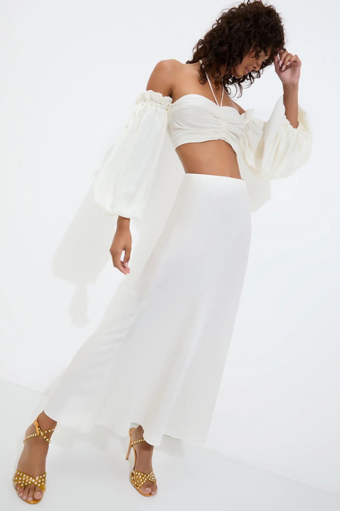 BIANCA SKIRT {WHITE}