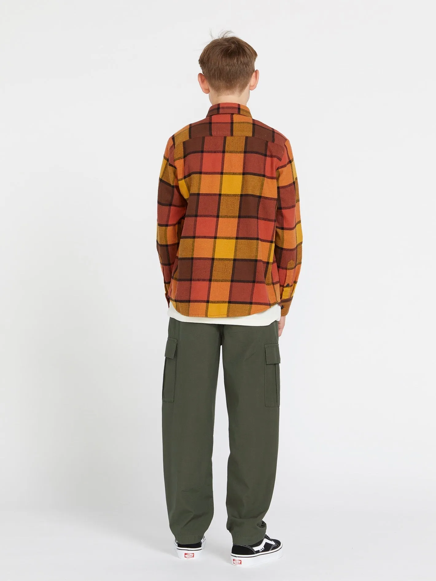 Big Boys March Cargo Elastic Waist Pants - Squadron Green