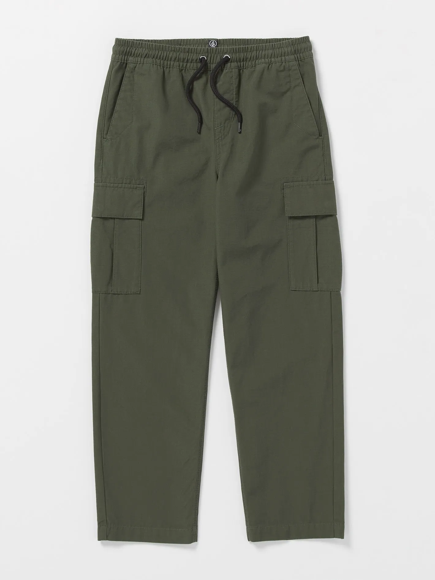 Big Boys March Cargo Elastic Waist Pants - Squadron Green