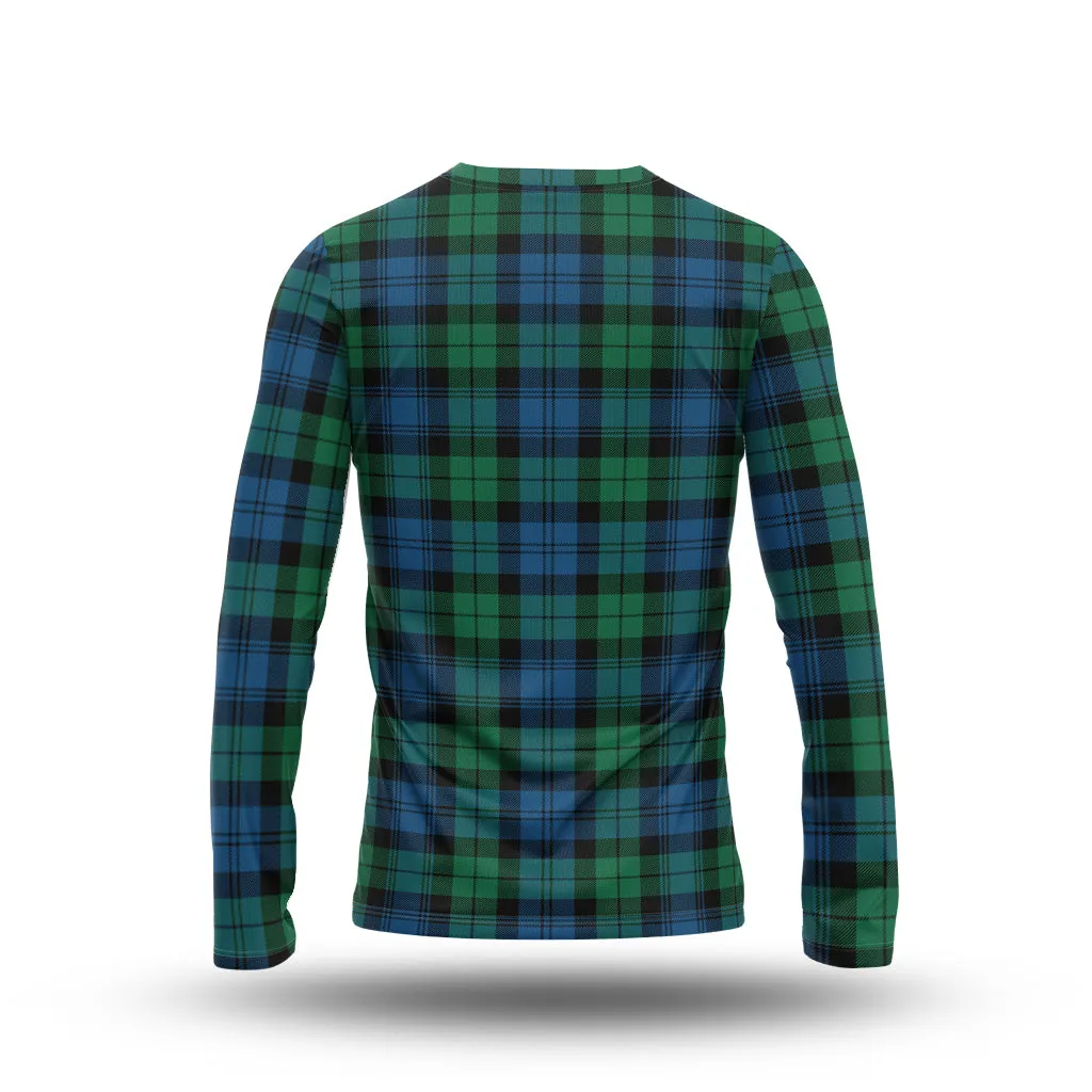 Black Watch Ancient Tartan Long Sleeve T-Shirt with Family Crest