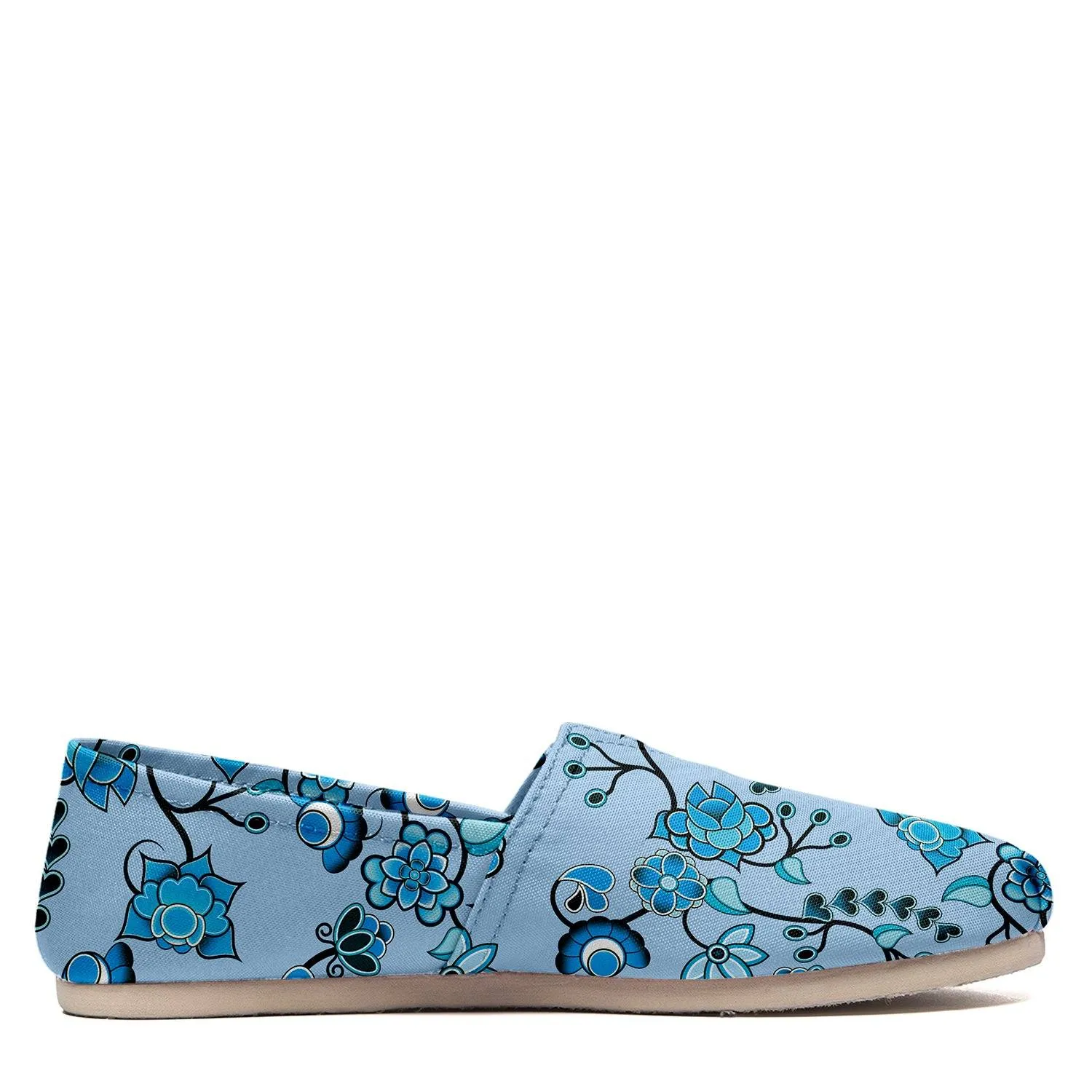 Blue Floral Amour Slip On