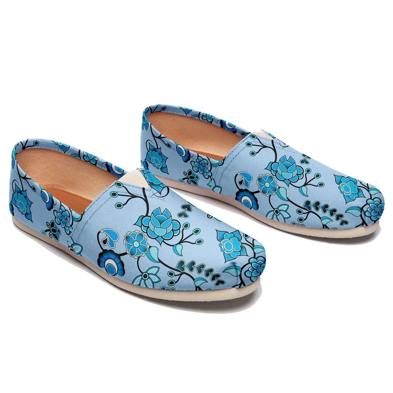 Blue Floral Amour Slip On