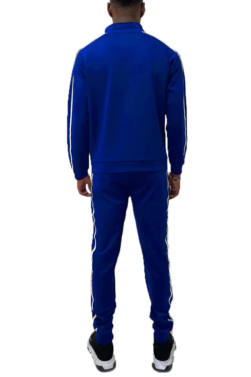 Blue Jordan Tape Track Jacket Jogger Set