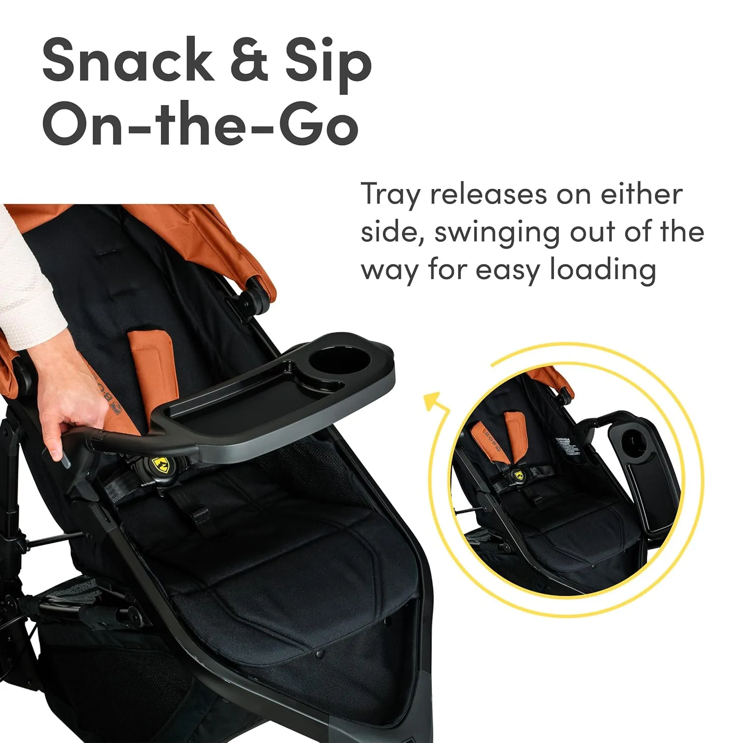 Bob Wayfinder Jogging Stroller with Snack Tray - Canyon