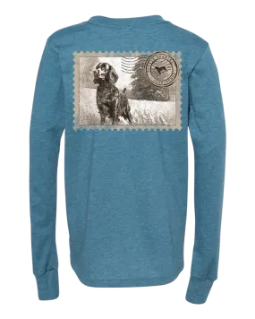 Boykin Spaniel YOUTH Long Sleeve Tee - Iconic Boykin Stamp Design