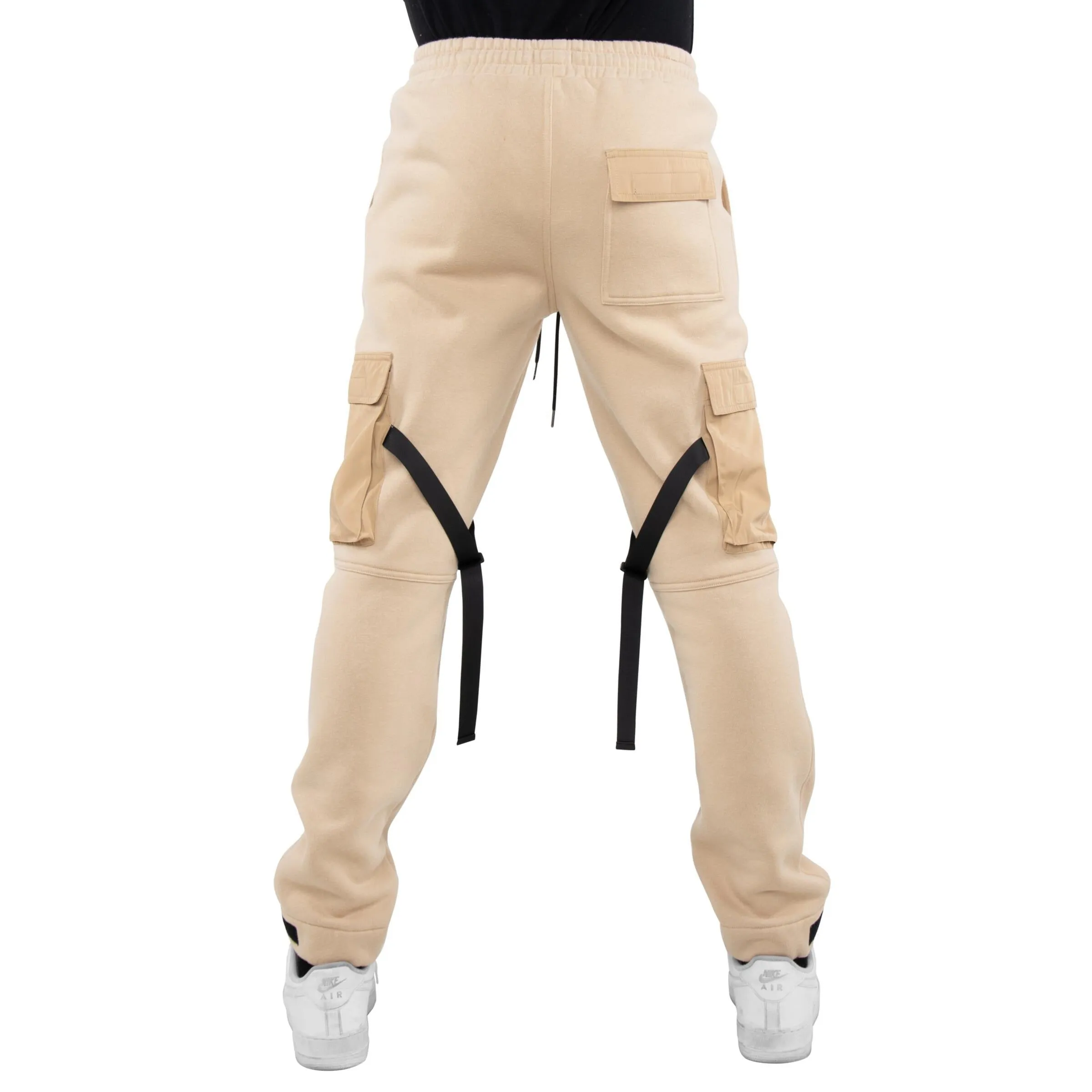 CARGO PANTS NYLON STRAP KHAKI