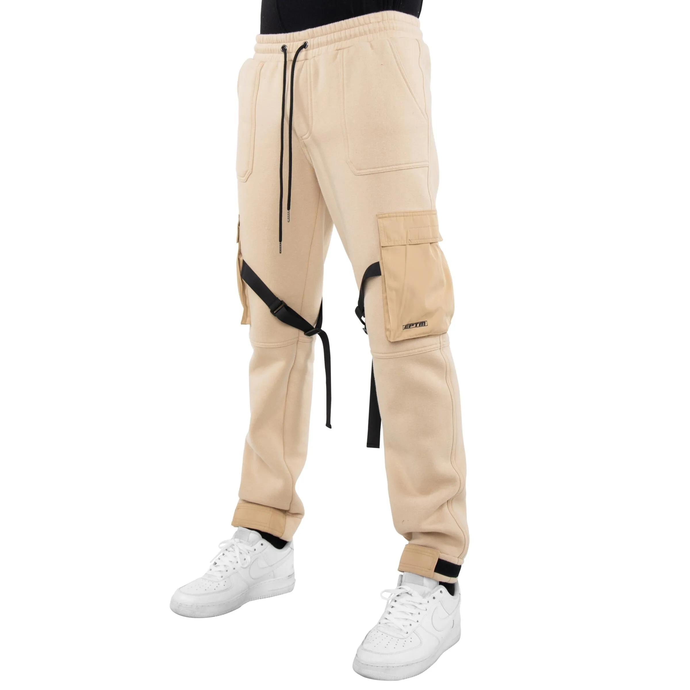 CARGO PANTS NYLON STRAP KHAKI