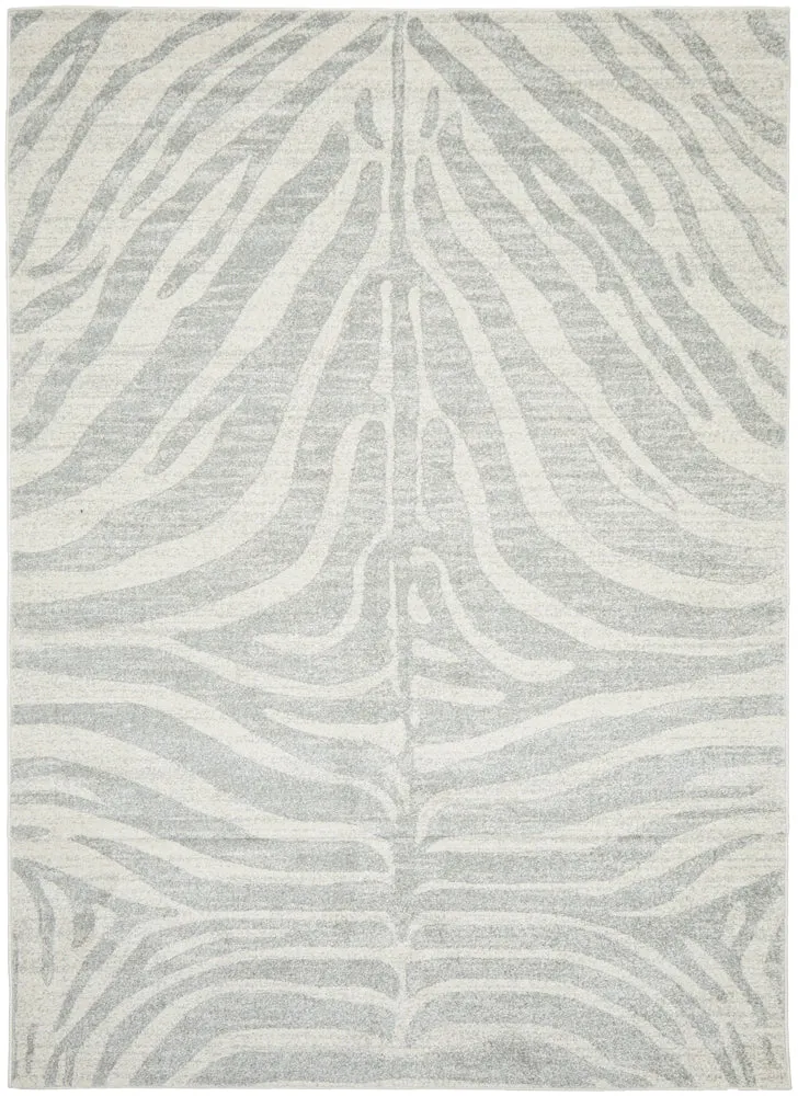 Chrome Savannah Silver Rug