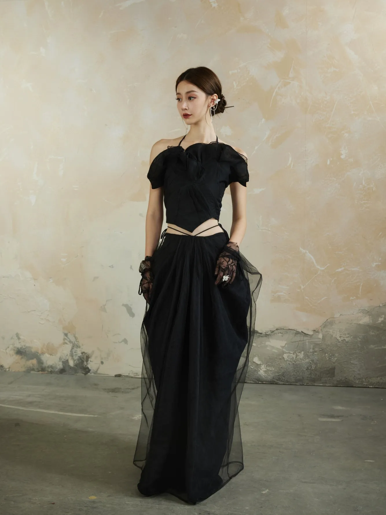 Ciffon Fluffily Elegant Chic Long-Skirt