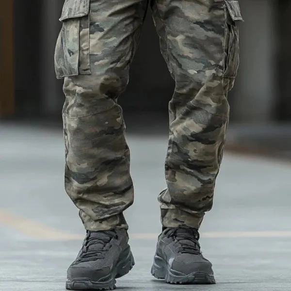 Classic Casual Camouflage Multi-Pocket Cargo Pants