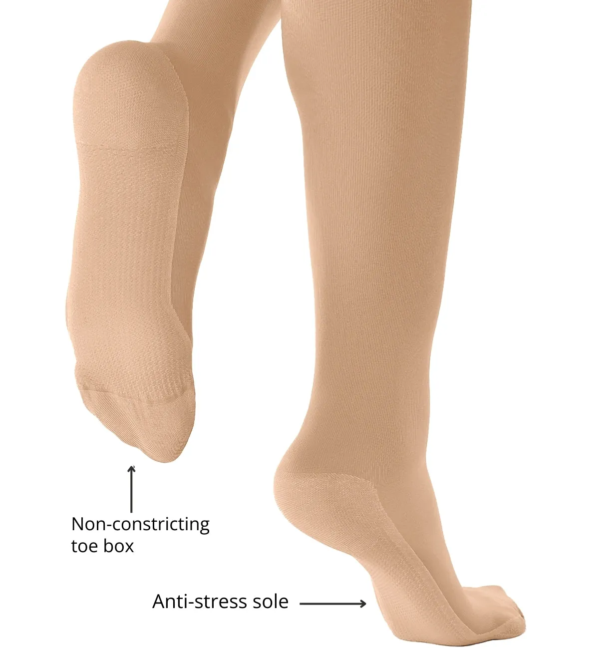 Classic Compression Closed Toe Pantyhose