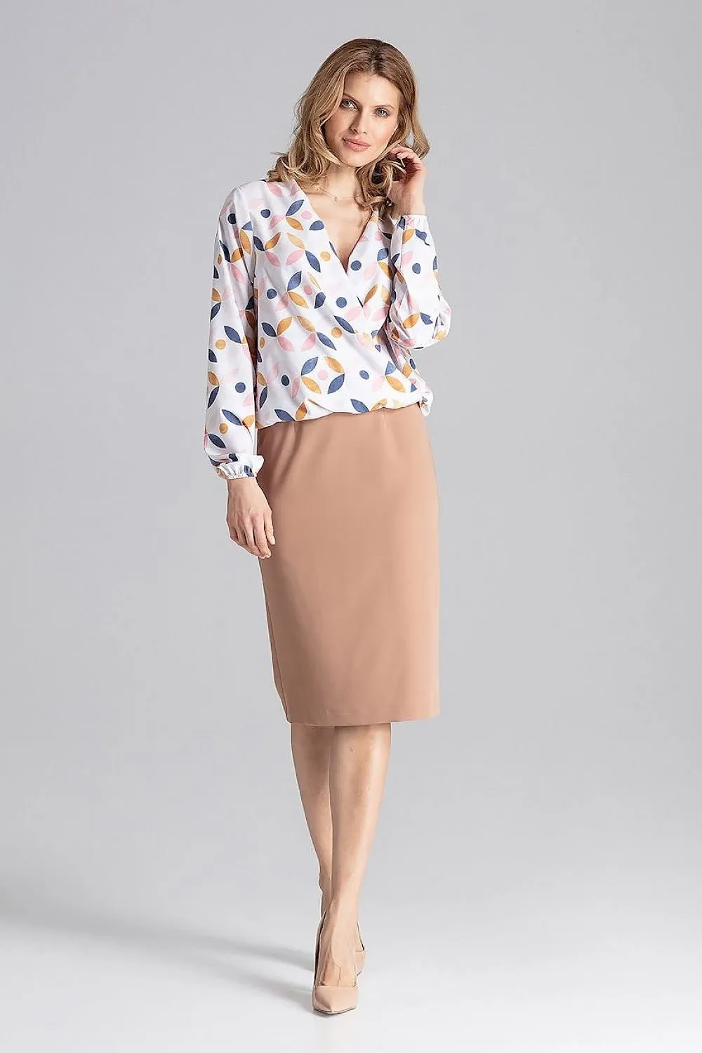 Classic Knee-Length Pencil  Skirt  Figl