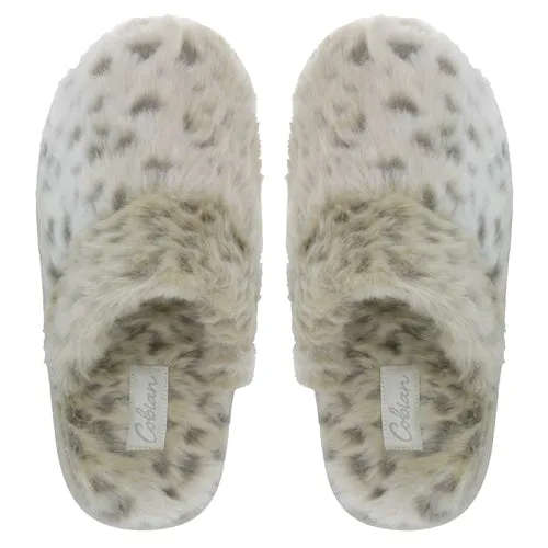 Cobian Women's Minou Mule Slip On Shoe - Snow Leopard MMN20-951