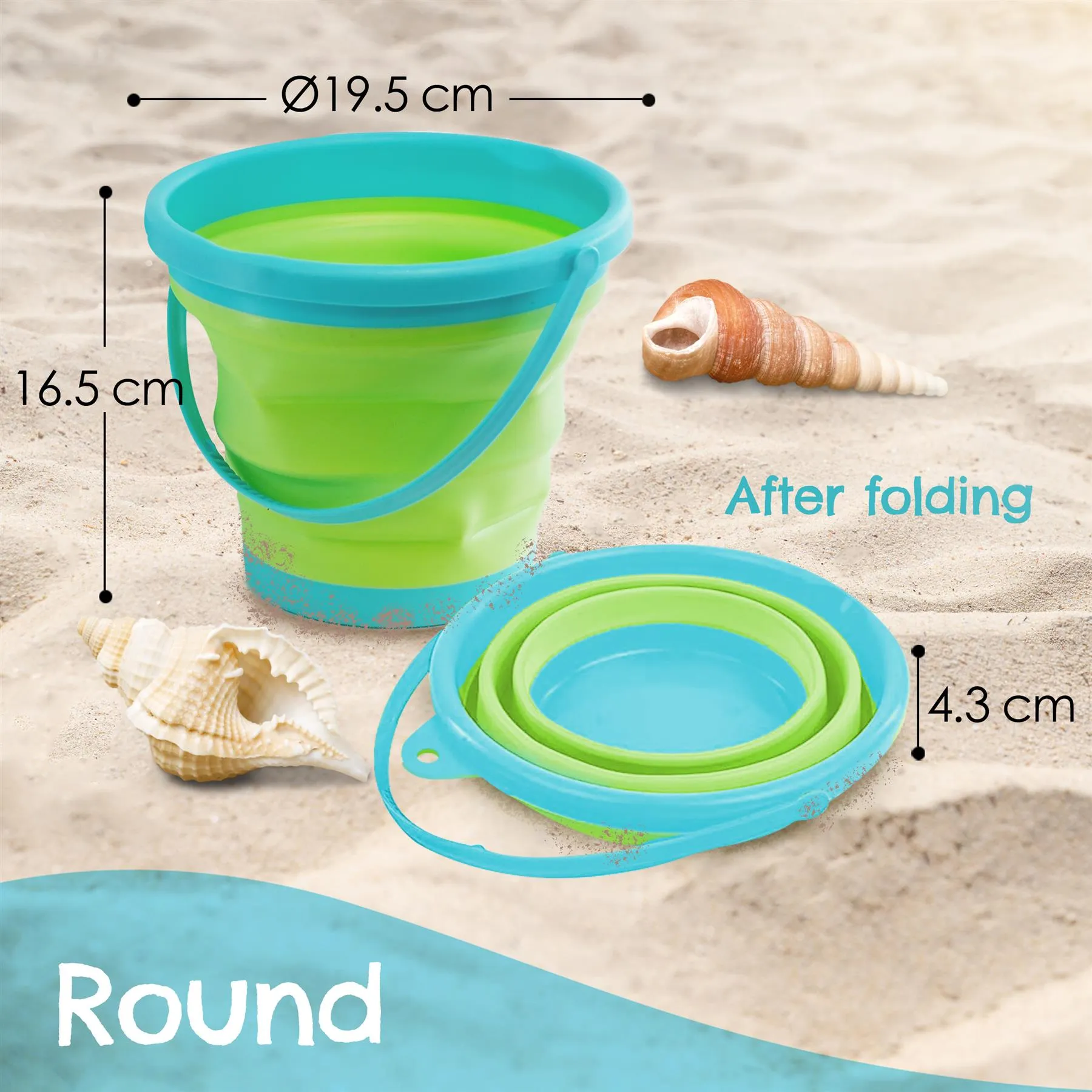 Collapsible Beach Bucket