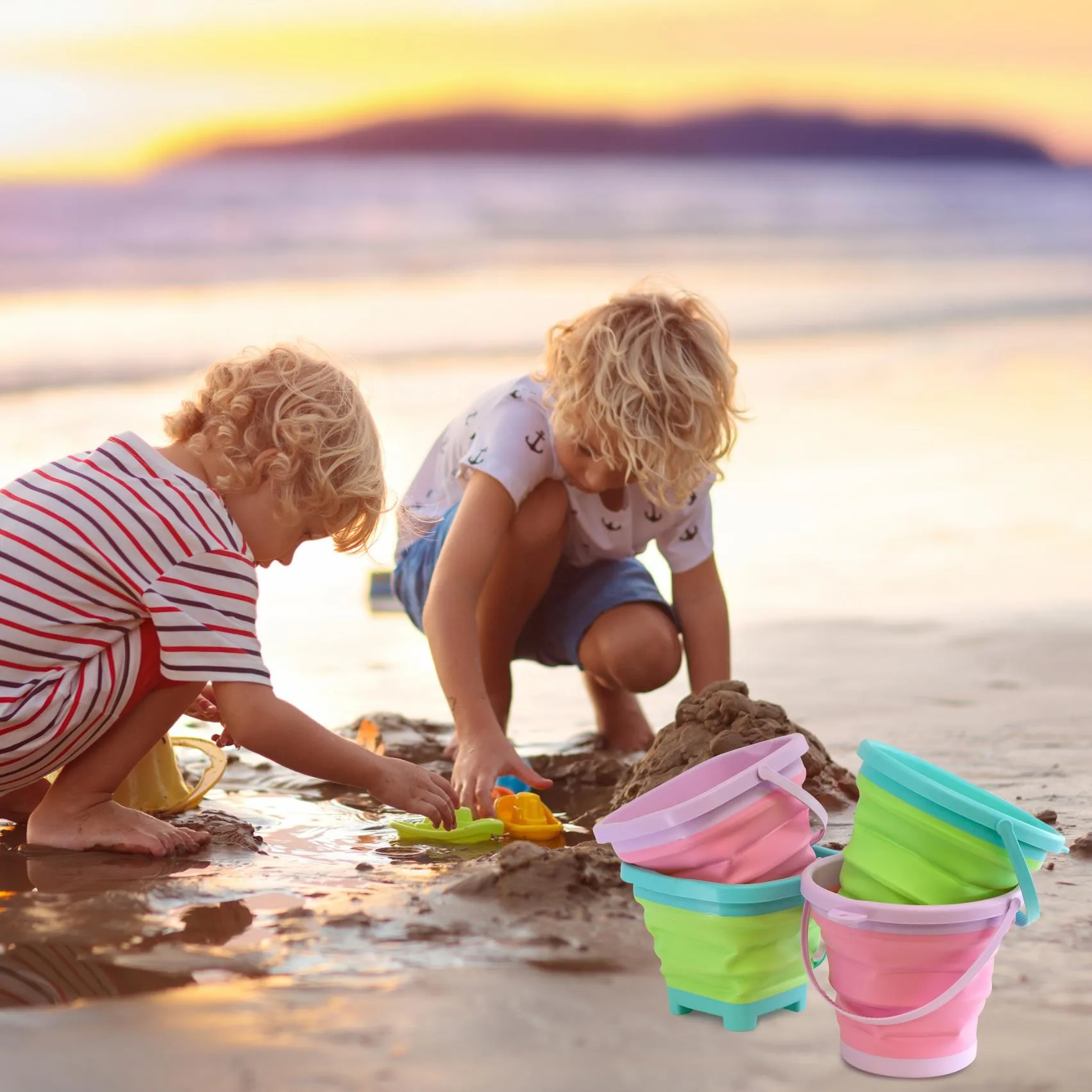 Collapsible Beach Bucket