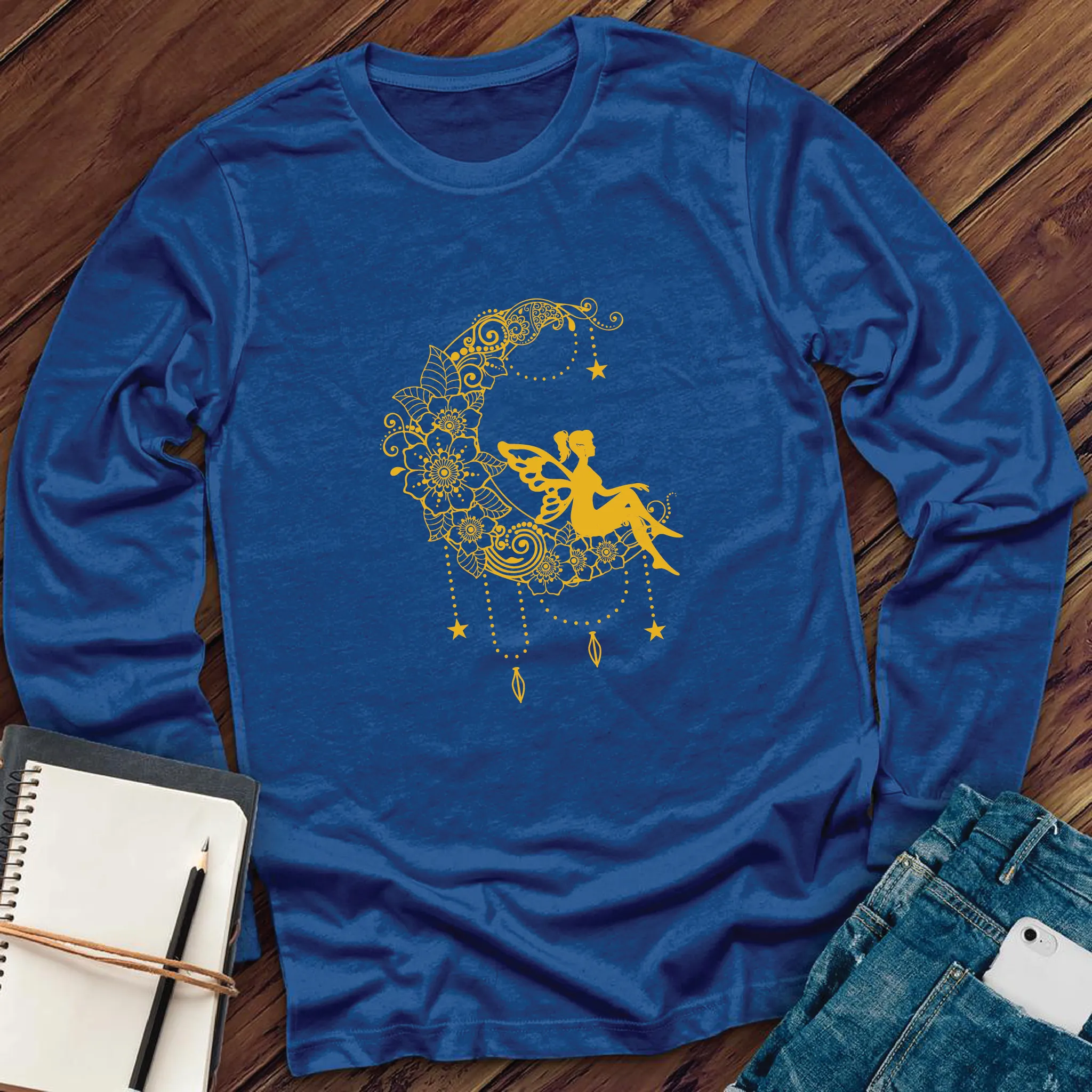 Crescent Fairy Moon Long Sleeve