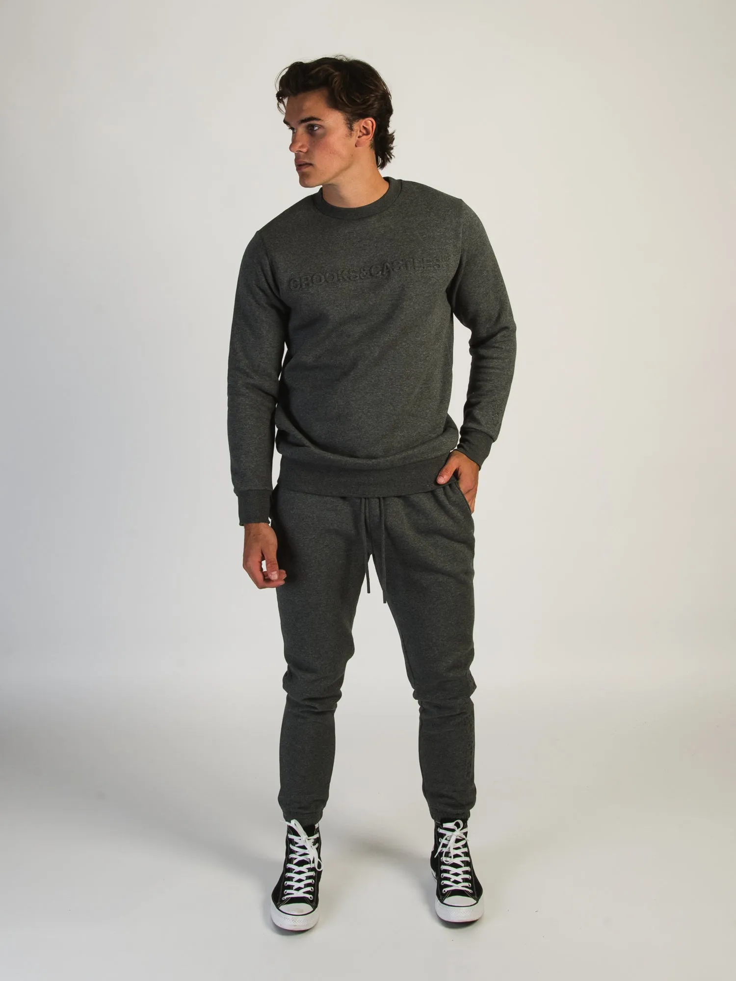 CROOKS & CASTLES EMBOSSED JOGGER