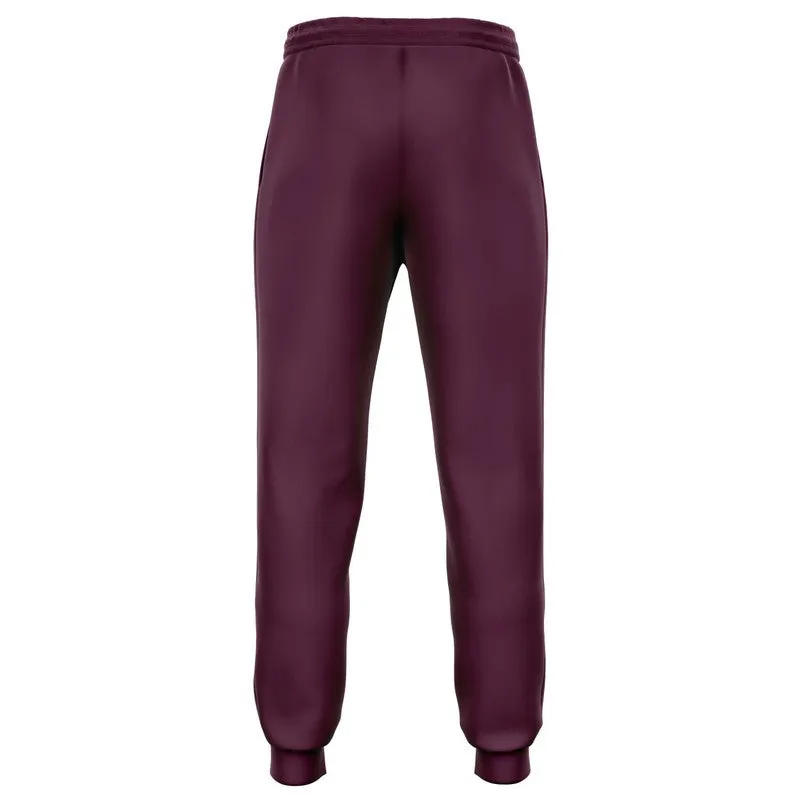 Dark Magenta Joggers | Unisex | with PLUS sizes | Dark Pastel Magenta | C0M60Y0K80