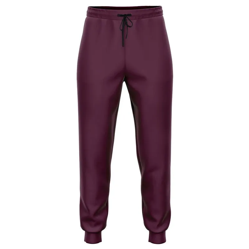 Dark Magenta Joggers | Unisex | with PLUS sizes | Dark Pastel Magenta | C0M60Y0K80