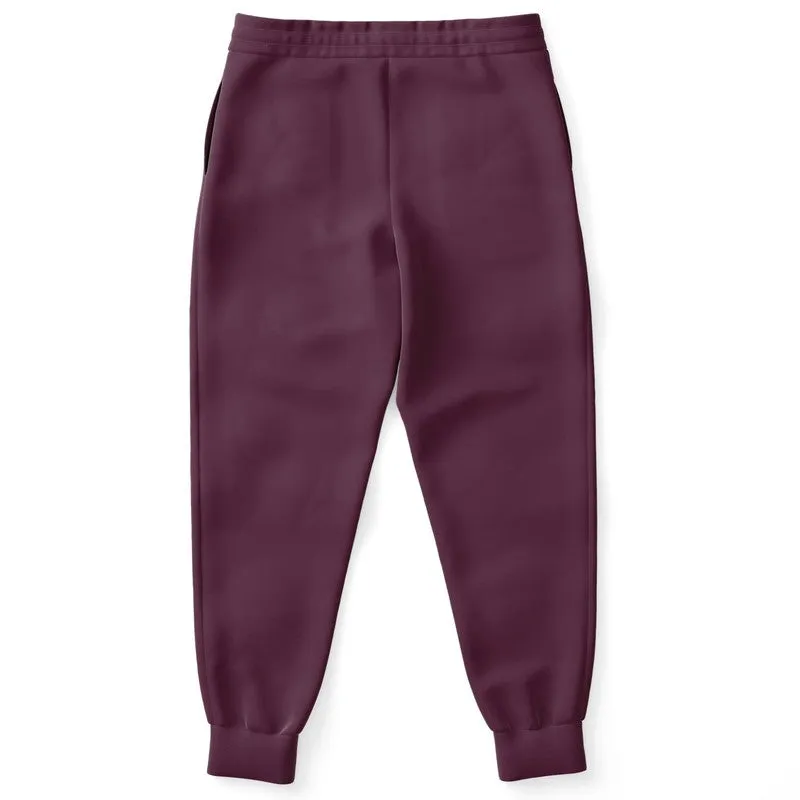 Dark Magenta Joggers | Unisex | with PLUS sizes | Dark Pastel Magenta | C0M60Y0K80