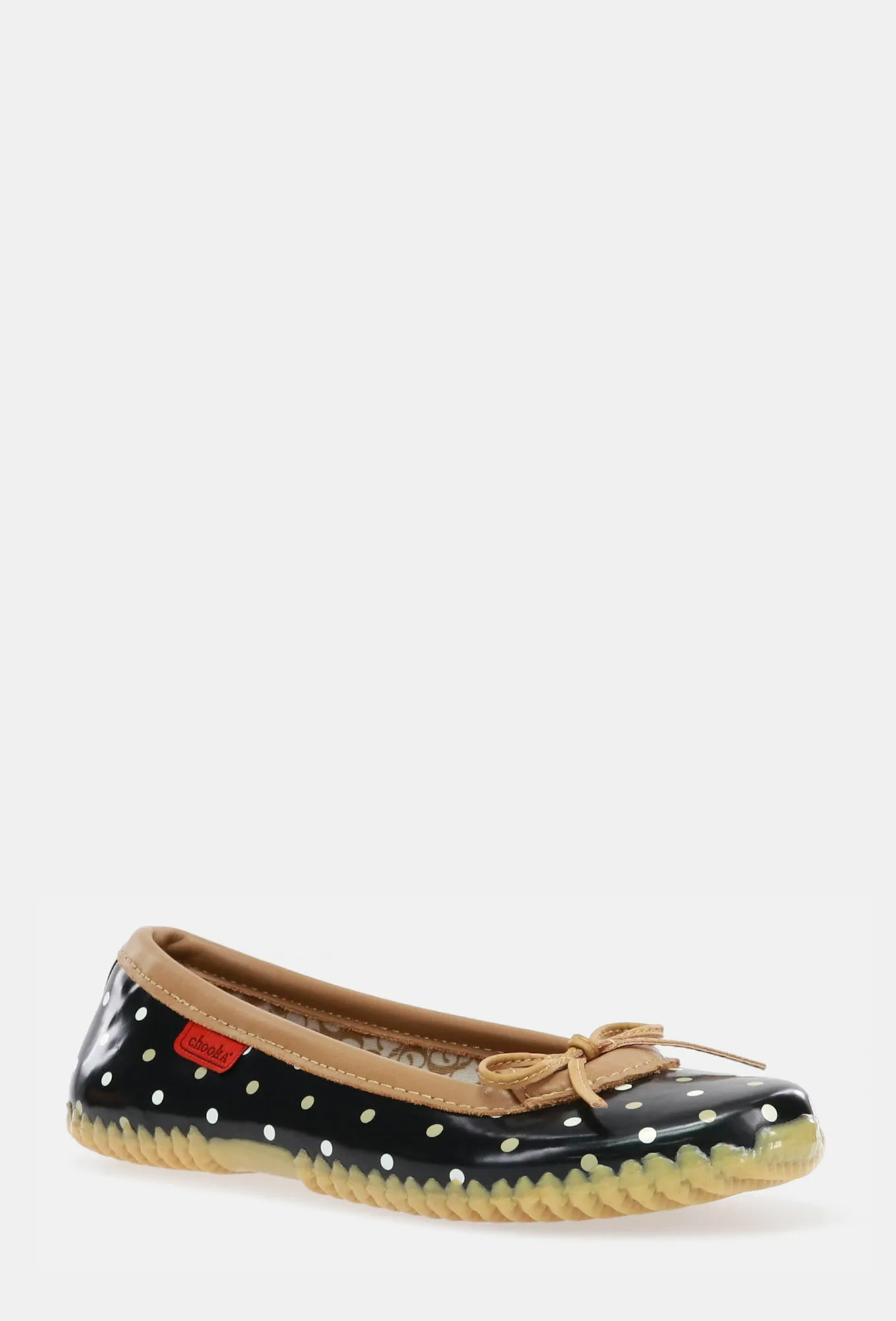 DOT DUCK SKIMMER SLIP ON - BLACK