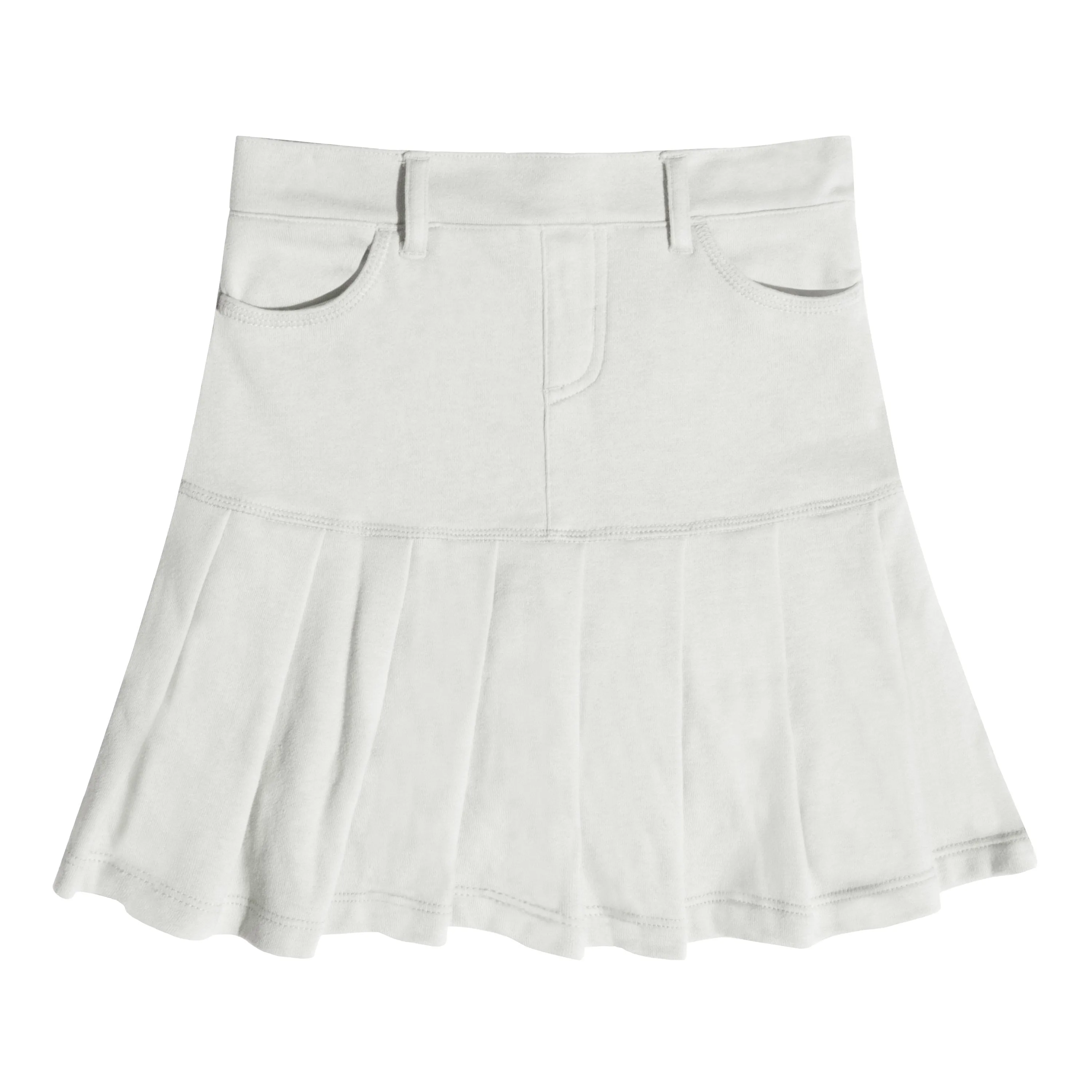 Drop Yoke Pleated Skirt